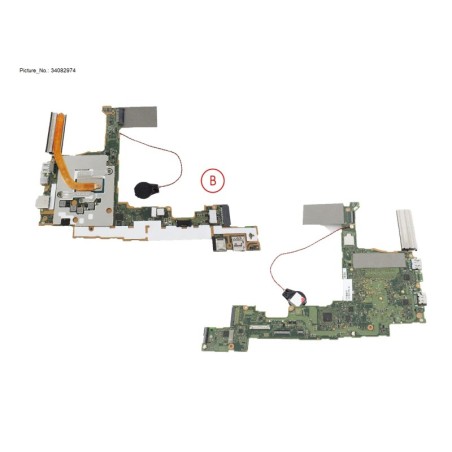 34082974 - MAINBOARD ASSY I3-1215U.8GB.SIM SLOT