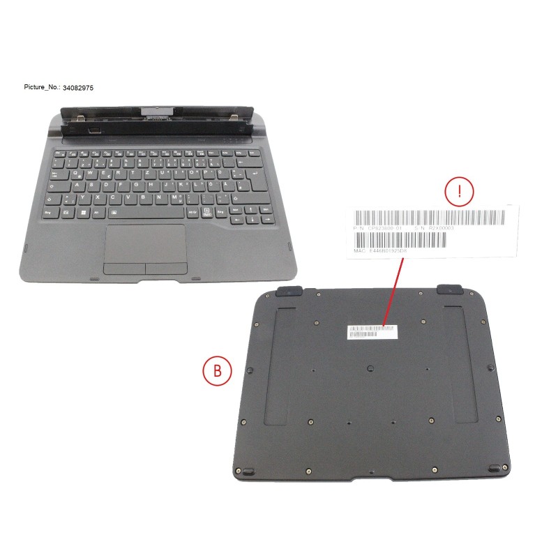 34082975 - KEYBOARD DOC GERMAN W. BL.UKCA.NEW WIN K