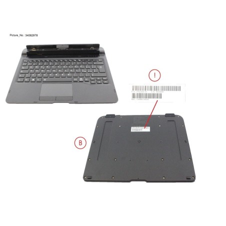 34082978 - KEYBOARD DOC ITALY W. BL.UKCA.NEW WIN K