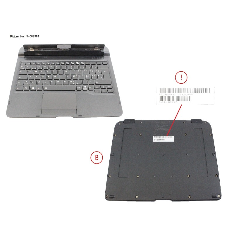 34082981 - KEYBOARD DOC NORDIC W. BL.UKCA.NEW WIN K