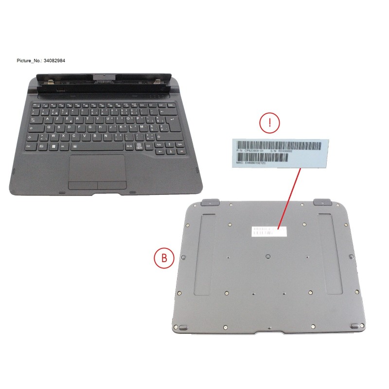 34082984 - KEYBOARD DOC BELGIU W. BL.UKCA.NEW WIN K
