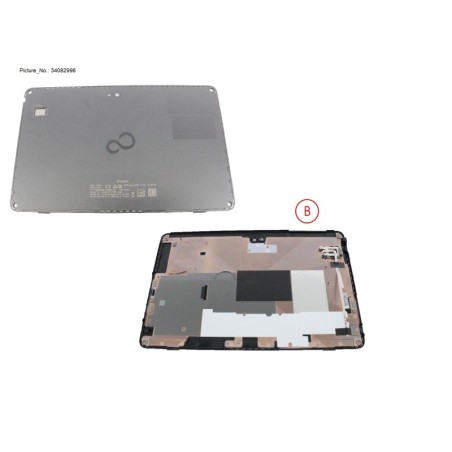 34082996 - LCD BACK COVER W. FINGERPRINT