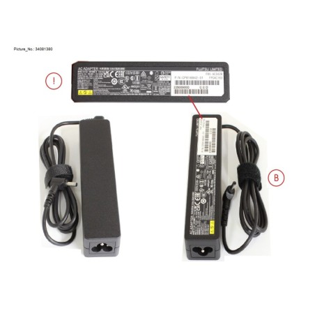 34081380 - AC-ADAPTER 19V 65W (3PIN)W.UKCA.TCO9