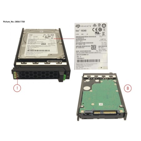 38061758 - HD SAS 12G 2.4TB 10K 512E HOT PL 2.5  EP