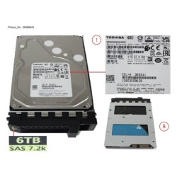 38066643 - HD SAS 12G 6TB 7K2 512E HOT PL LFF BC NU
