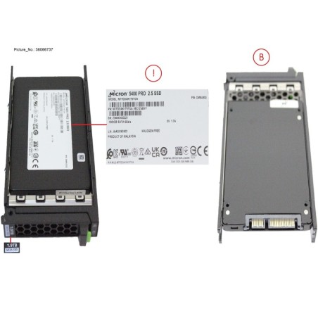 38066737 - SSD SATA 6G RI 1.92TB IN SFF SLIM