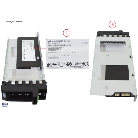 38066762 - SSD SATA 6G RI 1.92TB IN LFF SLIM