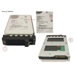 38062246 - HD SAS 12G 14TB 7.2K 512E SED H-PL 3.5