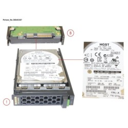 38045387 - HD SAS 12G 300GB 10K 512N HOT PL 2.5  EP