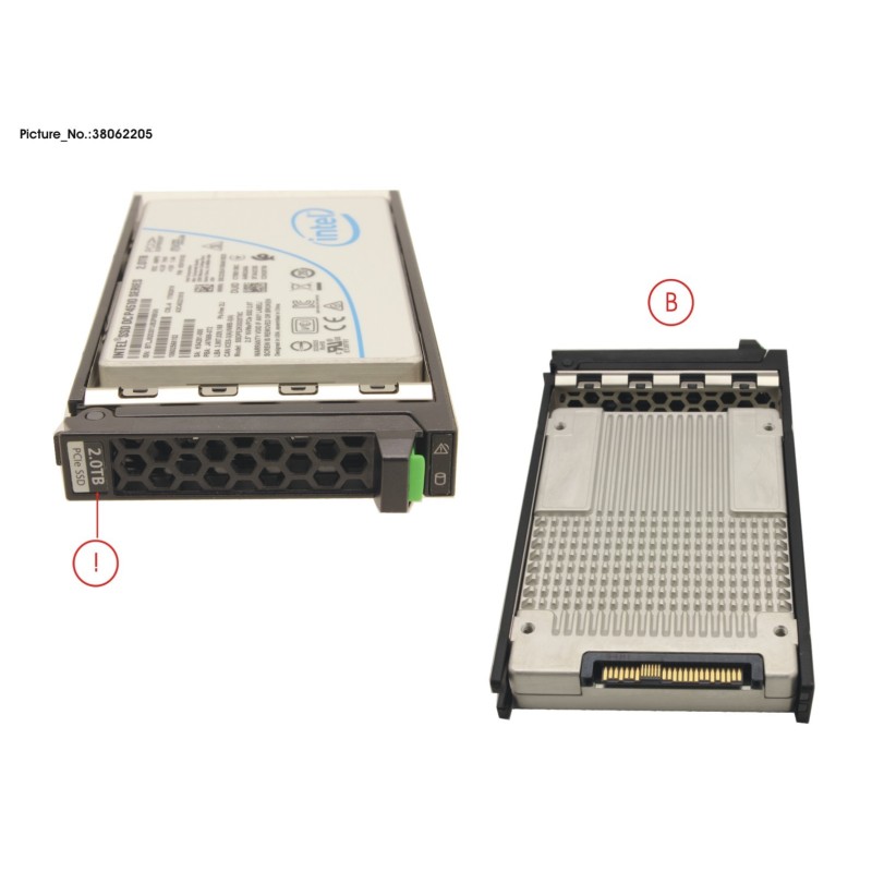 38062205 - SSD PCIE3 2TB READ-INT. 2.5  H-P EP
