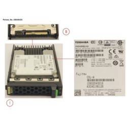 38048425 - SSD SAS 12G 1.6TB WRITE-INT 2.5  SED H-P