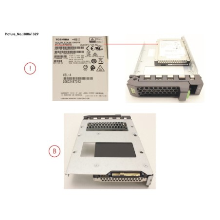 38061329 - SSD SAS 12G 800GB WRITE-INT. 3.5  H-P EP