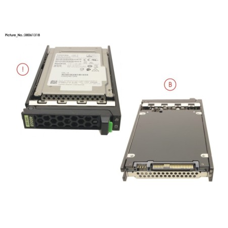 38061318 - SSD SAS SED 12G 400GB WRITE-INT 2.5  H-P