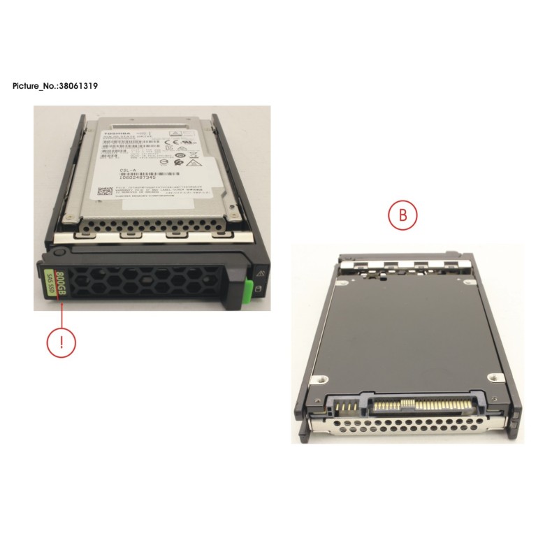 38061319 - SSD SAS SED 12G 800GB WRITE-INT 2.5  H-P