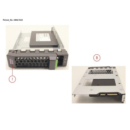 38061832 - SSD SATA 6G 240GB MIXED-USE 3.5  H-P EP
