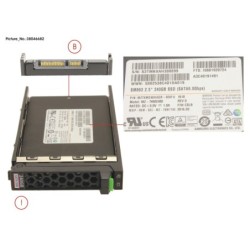 38046682 - SSD SATA 6G 240GB MLC HP SFF EP MAIN 3.6