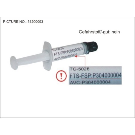 34035576 - THERMALGREASE TC-5026 W. INJECTION