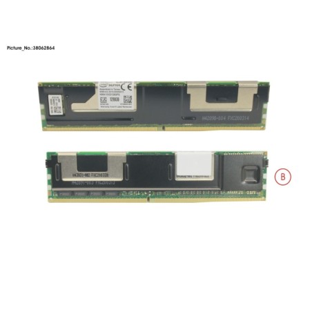 38062864 - 128GB (1X128GB) 1RX4 DCPMM-2666 ECC