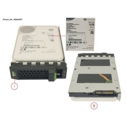 38062899 - HD SAS 12G 12TB 7.2K 512E HOT PL 3.5  BC