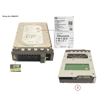 38062921 - HD SAS 12G 6TB 7.2K 512E HOT PL 3.5  BC