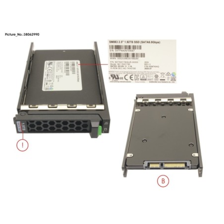 38062990 - SSD SATA 6G 1.92TB MIXED-USE 2.5  H-P EP