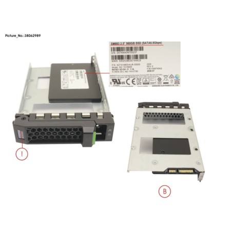 38062989 - SSD SATA 6G 960GB MIXED-USE 3.5  H-P EP