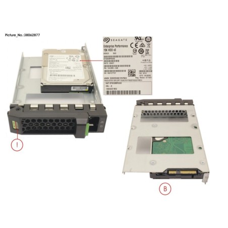 38062877 - HD SAS 12G 600GB 15K HOT PL 3.5  EP