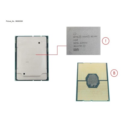 38063093 - CPU INTEL XEON SILVER 4210 2200 85W