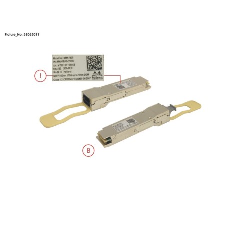 38063011 - QSFP28 TRANSCEIVER 100G SR4 MPO 850NM