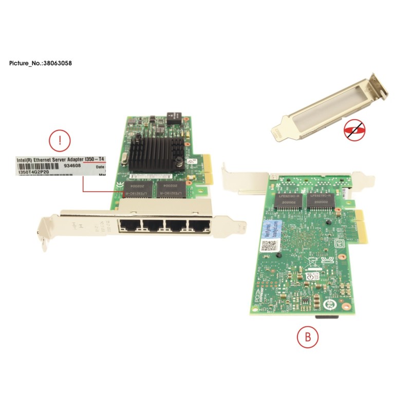 38063058 - PLAN CP 4X1GBIT CU INTEL I350-T4