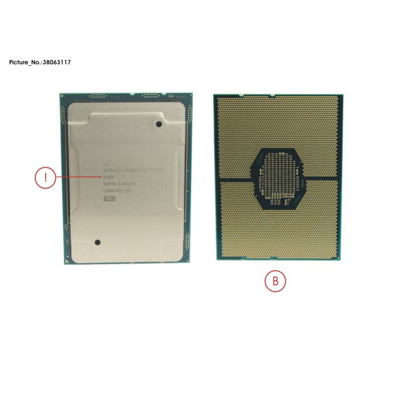 38063117 - CPU INTEL XEON PLATINUM 8260 2400 165W