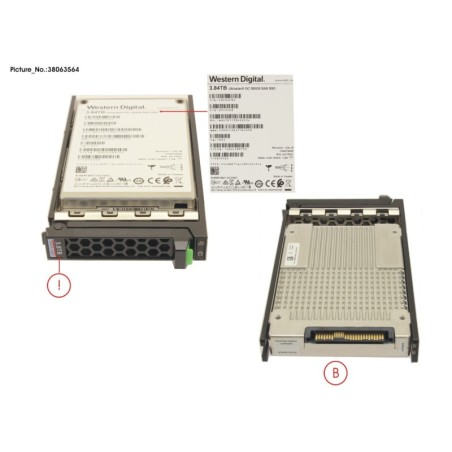38063564 - SSD SAS 12G 3840GB RI 2.5  HOT PL EP