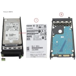 38066732 - HD SAS 12G 300GB 10K SFF 512N HP EP