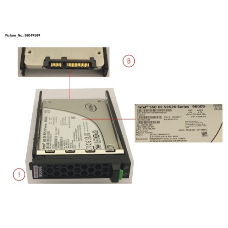 38049589 - SSD SATA 6G 960GB READ-INT. 2.5  H-P EP