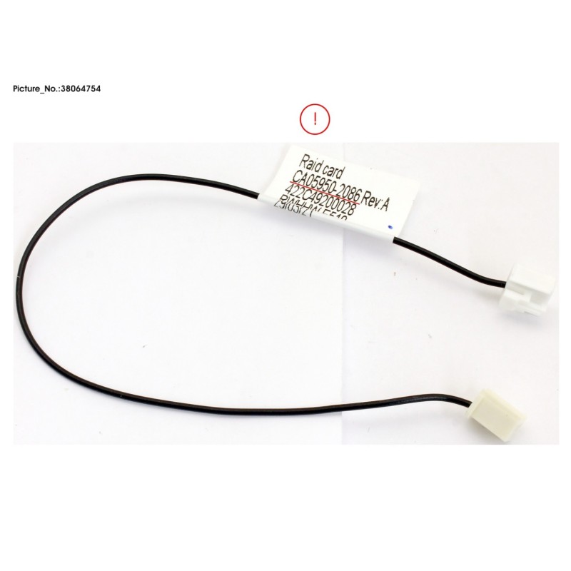 38064754 - HDD LED CABLE(INT. RAID RISER COUGAR5)