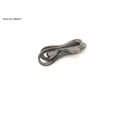 38063577 - CABLE POWERCORD RACK. 4M. BLACK