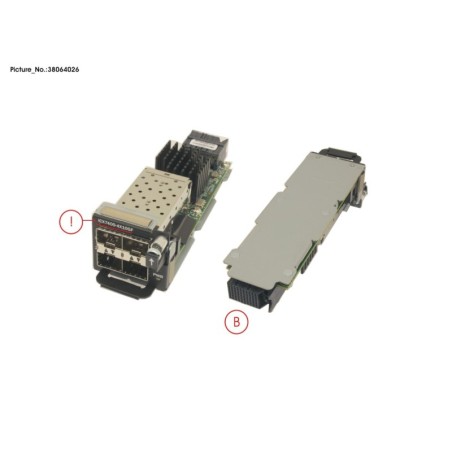 38064026 - 4X 1.10GBE SFP+ EXPANSION MODULE