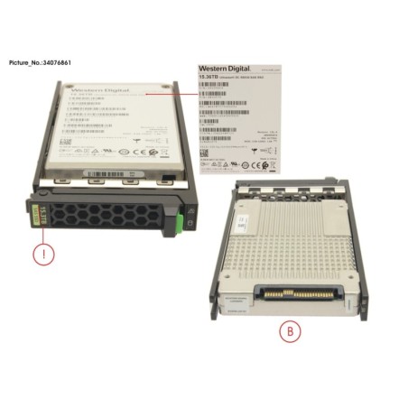 34076861 - SSD SAS 12G 15.36TB READ-INT. 2.5  HP EP