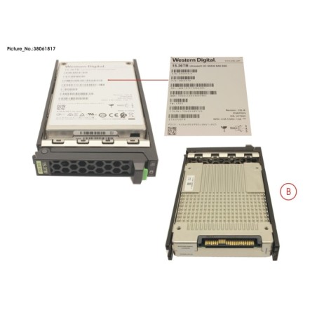 38061817 - SSD SAS 12G 15.36TB READ-INT. 2.5  HP EP