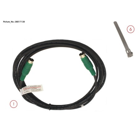 38017138 - PS.2 CABLE(MS) 3M