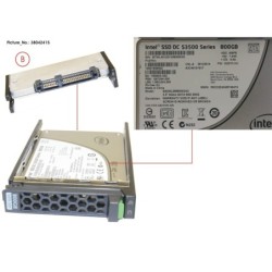 38042415 - SSD SATA 6G 800GB READ-INTEN 2.5  H-P EP