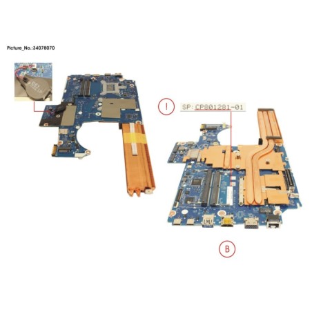 34078070 - MAINBOARD ASSY W-10855M Z1 T2000