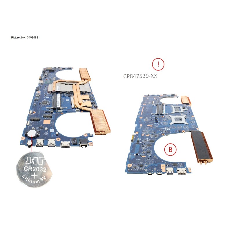 34084881 - MB ASSY I7-8850H N18E-Q1 P3200 (PRVD)