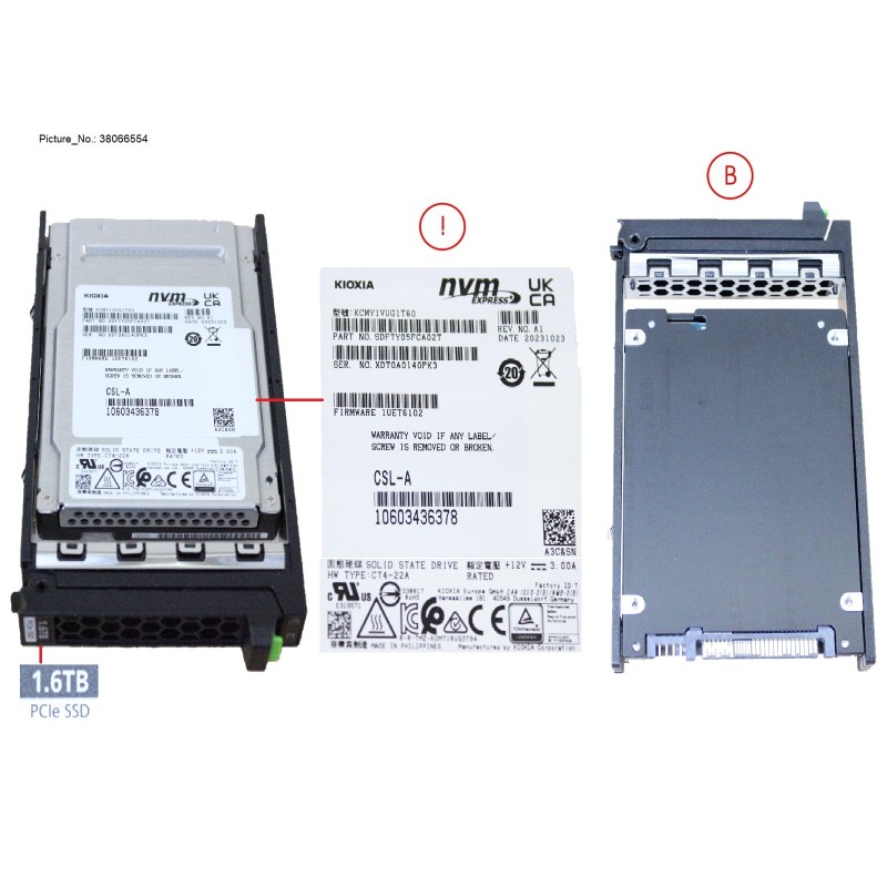 38066554 - SSD PCIE5 SFF MU 1.6TB