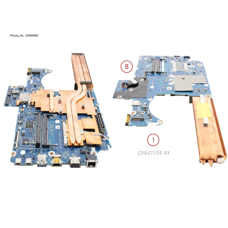 34084856 - M.B Assy T1000 + Core i5-10400H (PRVD)