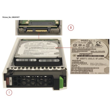 38049497 - DX S4 HD DRIVE 2.5   1.2TB 10K