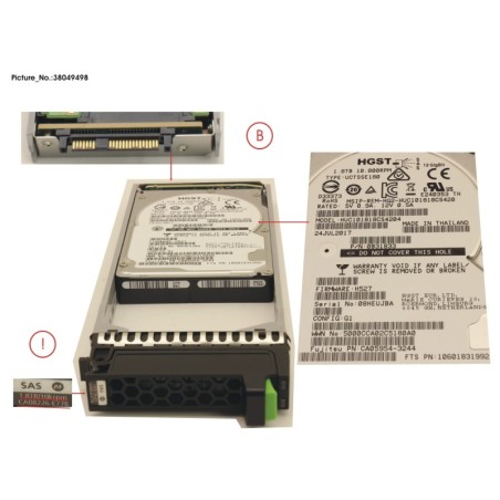 38049498 - DX S4 HD DRIVE 2.5  1.8TB 10K