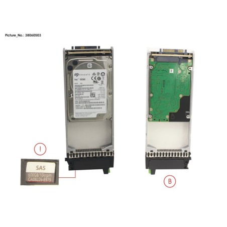 38060503 - DX S3.S4 HD DRIVE 2.5  600GB 10K