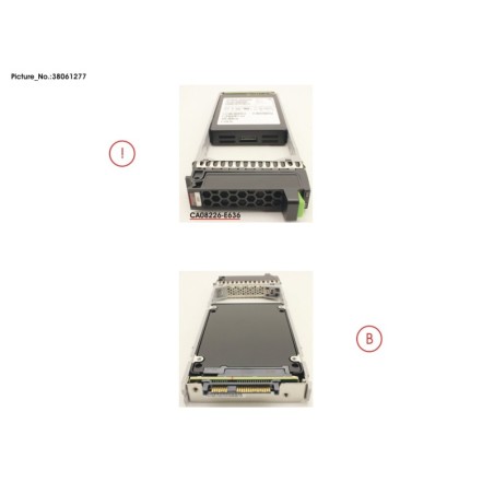 38061277 - DX S3.S4 SSD SAS 2.5  3.84TB 12G