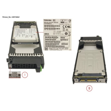 34076862 - DX100.200 S4 SED SSD 400GB 2.5